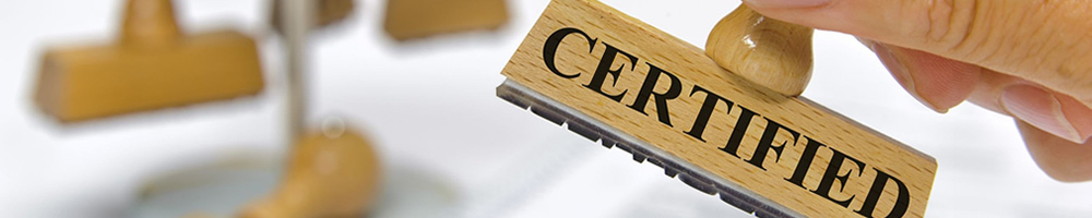 Certifications
